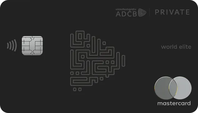 ADCB Private World Elite Mastercard